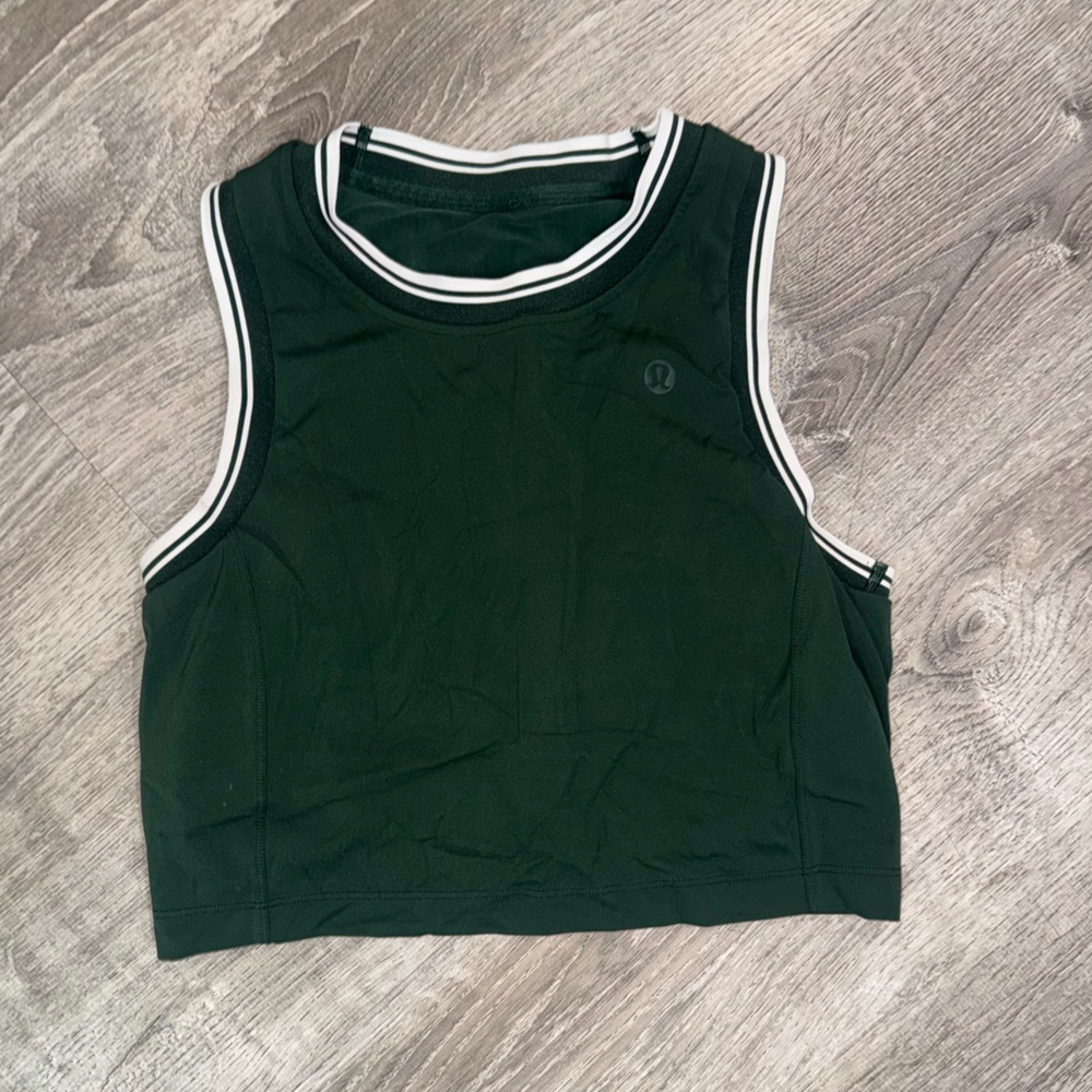 Lululemon athletica Collegiate Scoop-Neck Crop Tennis Tank - Picture 1 of 2